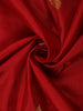 Crimson Red Butta Woven Pure Kanchipuram Silk Saree