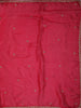 Crimson Red Butta Zari Embroidered Design Pure Organza Saree with Scalloped Border