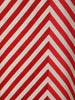 Crimson Red Chevron Printed Design Pure Cotton Straight Cut Salwar Suit with Floral Dupatta