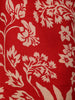 Crimson Red Floral Printed Design Cotton Straight Cut Salwar Suit with Dupatta