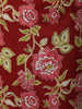Crimson Red Floral Vine Printed Design Cotton Salwar Suit wit Matching Dupatta