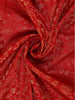 Crimson Red Floral Zari Woven Design Kanchipuram Silk Saree