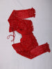 Crimson Red Heavy Sequins and Beads Embroidered Design Net Party Wear Saree with Matching Blouse