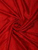 Crimson Red Heavy Stone Embellished Design Satin Party Wear Saree with Stone Work Border