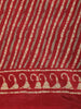 Crimson Red Kalamkari Printed Design Mixed Silk Cotton Fancy Saree
