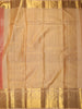 Crimson Red Peacock Butta Zari Woven Design Pure Kanchipuram Silk Saree with Contrast Zari Border