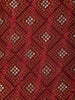 Crimson Red Striped Design Georgette Saree With Designer Blouse