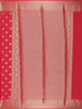 Crimson Red Zari Woven Chiffon Saree - Diadem