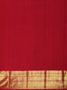 Crimson Vermilion Red Floral Butta Zari Woven Design Pure Kanchipuram Silk Saree with Zari  Border