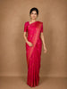 Crimson Pink Butta Woven Design Kanchipuram Silk Saree