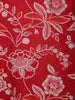 Crimson Red Floral Design Printed Cotton Salwar Suit - Diadem