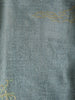 Cyan Blue Floral Printed Semi Silk Kurti - Diadem