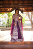 Rich Burgundy Floral Sequins and Zardozi Embroidered Design Net Mastani Lehenga with Dupatta