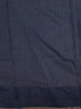 Dark Blue Floral Zari Woven Design Pure Tussar Silk Fancy Saree with Solid Border