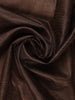 Dark Brown Solid Design Pure Tussar Silk Saree