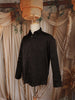 Dark Coffee Brown Abstract Woven Design Pure Cotton Party Wear Full Sleeve Men Shirt