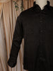 Dark Coffee Brown Abstract Woven Design Pure Cotton Party Wear Full Sleeve Men Shirt