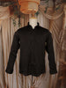 Dark Coffee Brown Abstract Woven Design Pure Cotton Party Wear Full Sleeve Men Shirt