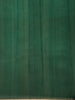 Dark Green And Gold Striped Tissue Organza Saree With Zari Buttas