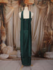 Dark Green Beads Embroidered Design Satin Party Wear Lehenga with Choker Dupatta