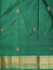 Dark Green Butta Woven Pure Kanchipuram Silk Saree