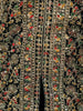 Dark Green Embroidered Design Chiffon Palazzo Suit