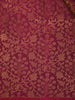 Dark Green Floral Woven Design Pure Kanchipuram Silk Saree with Contrast Floral Border
