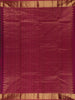 Dark Green Leaf Motif Woven Pure kanchipuram Silk Saree