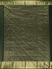Dark Green Stripes Woven Pure Kanchipuram Silk Saree