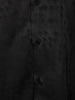 Dark Grey Abstract Woven Design Pure Cotton Party Wear Full Sleeve Men Shirt