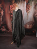 Dark Grey Paisley Sequins and Beads Embroidered Design Tissue Silk Palazzo Suit with Matching Dupatta