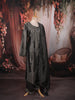 Dark Grey Paisley Sequins and Beads Embroidered Design Tissue Silk Palazzo Suit with Matching Dupatta