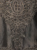 Dark Grey Paisley Sequins and Beads Embroidered Design Tissue Silk Palazzo Suit with Matching Dupatta