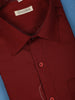 Dark Maroon Plain Design Full Sleeve Cotton Shirt