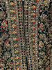 Dark Navy Blue Floral Design Chiffon Palazzo Suit