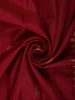 Dark Pink Butta Zari Woven Silk Saree with Rich Gold Border