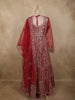 Dark Pink Floral Beads and Zari Embroidered Design Net Mastani Lehenga with Dupatta