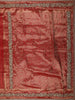 Dark Pink Floral Butta Zari Woven Design Banarasi Silk Fancy Saree with Waist Belt