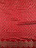Dark Pink Floral Butta and Stone Embellished Design Satin Designer Saree with Stone Work Border