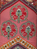 Dark Pink Floral Printed Synthetic Palazzo Salwar Suit