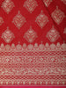 Dark Pink Floral Zari Woven Design Banarasi Silk Saree with Zari Border