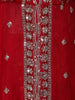 Dark Pink Heavy Sequins Embroidered Design Organza Mastani Lehenga with Dupatta