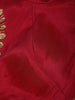 Dark Pink Motifs Design Silk Readymade Blouse - Diadem
