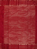 Dark Pink Paisley Butta Zari Woven Design Pure Kanchipuram Silk Saree with Zari Border