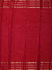 Dark Pink Paisley Butta Zari Woven Design Pure Kanchipuram Silk Saree with Zari Border
