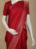 Dark Pink Peacock Zari Woven Kanchipuram Silk Saree