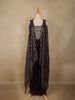 Dark Purple Embroidered Design Georgette Lehenga