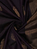 Dark Purple Floral Butta Zari Woven Design Kanchipuram Silk Saree with Temple Zari Border