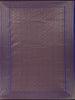 Dark Purple Floral Design Semi Silk Saree