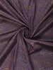 Dark Purple Floral Design Semi Silk Saree